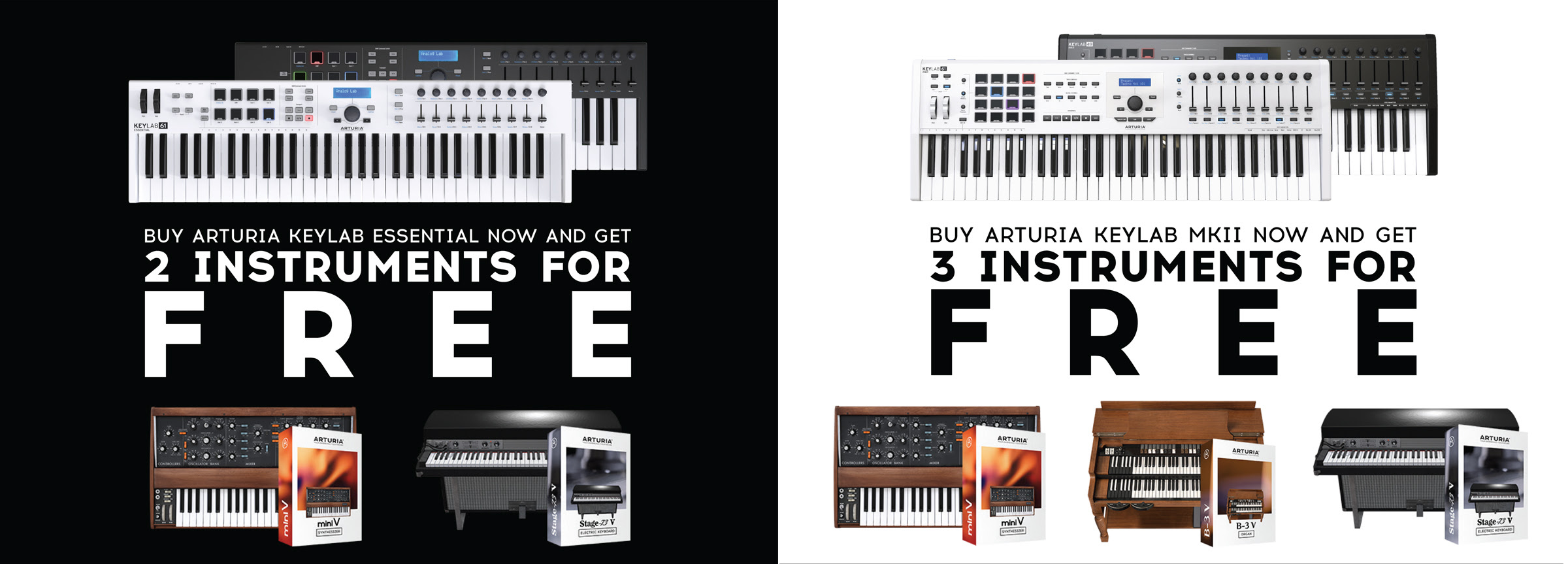 Arturia promotie: 'Art of Keys' tot eind september! Arturia Promotion: 'Art of Keys'